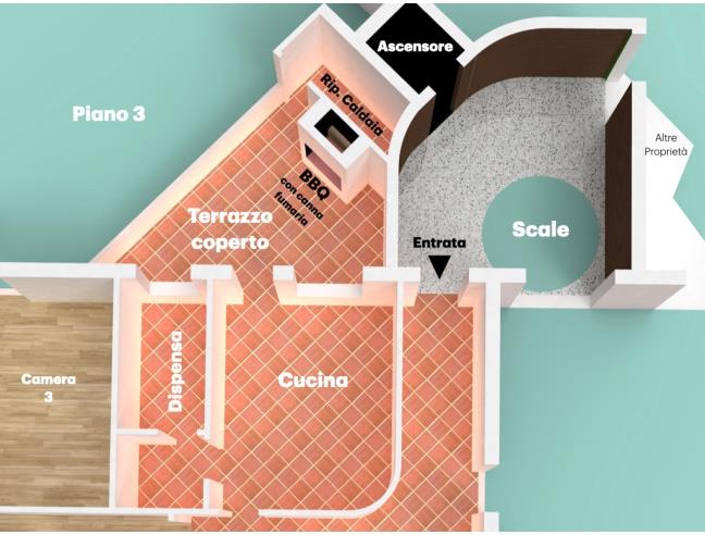 Anteprima foto 2 - Appartamento in Vendita a San Miniato - Ponte A Egola