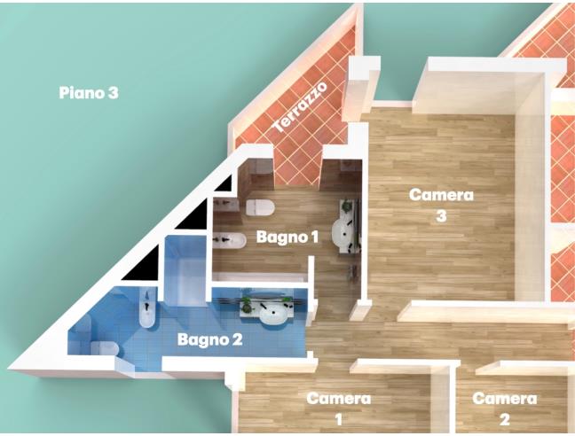 Anteprima foto 3 - Appartamento in Vendita a San Miniato - Ponte A Egola