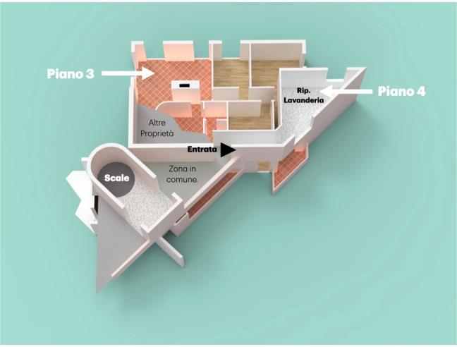 Anteprima foto 5 - Appartamento in Vendita a San Miniato - Ponte A Egola
