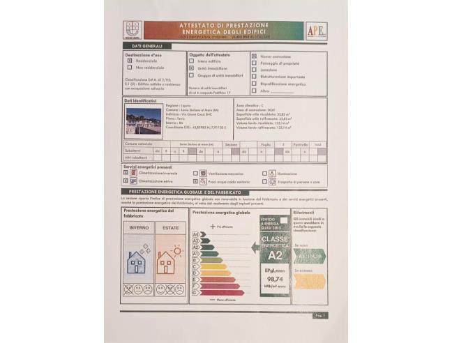 Anteprima foto 8 - Appartamento in Vendita a Santo Stefano al Mare (Imperia)