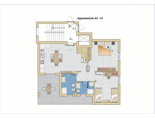 Anteprima foto 4 - Appartamento nuova costruzione a Vairano Patenora - Vairano Scalo