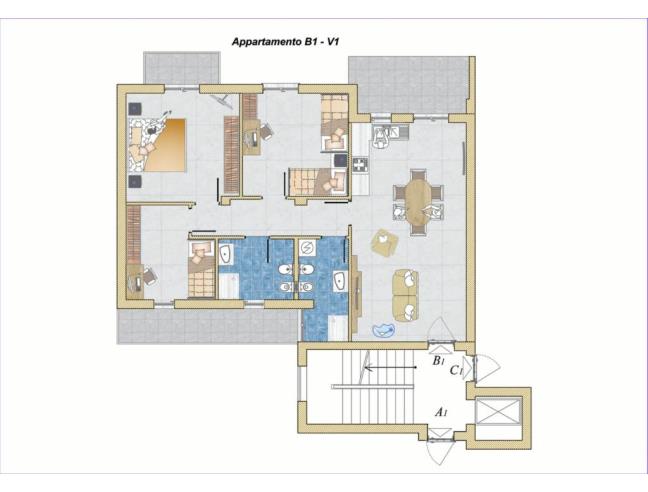 Anteprima foto 6 - Appartamento nuova costruzione a Vairano Patenora - Vairano Scalo