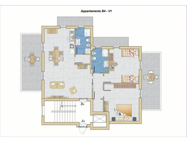 Anteprima foto 8 - Appartamento nuova costruzione a Vairano Patenora - Vairano Scalo