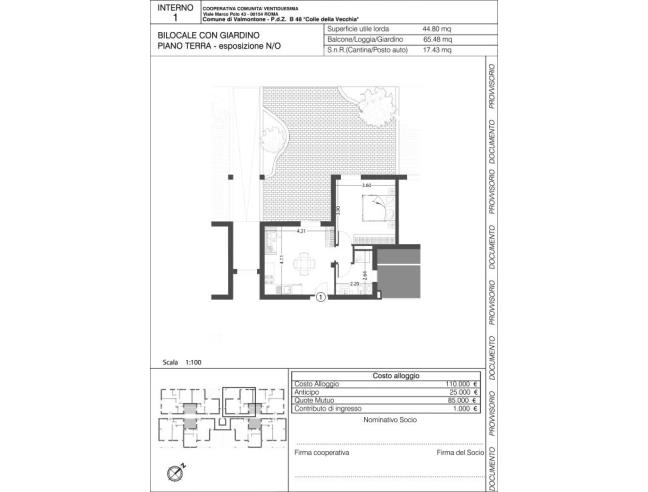 Anteprima foto 1 - Appartamento nuova costruzione a Valmontone (Roma)