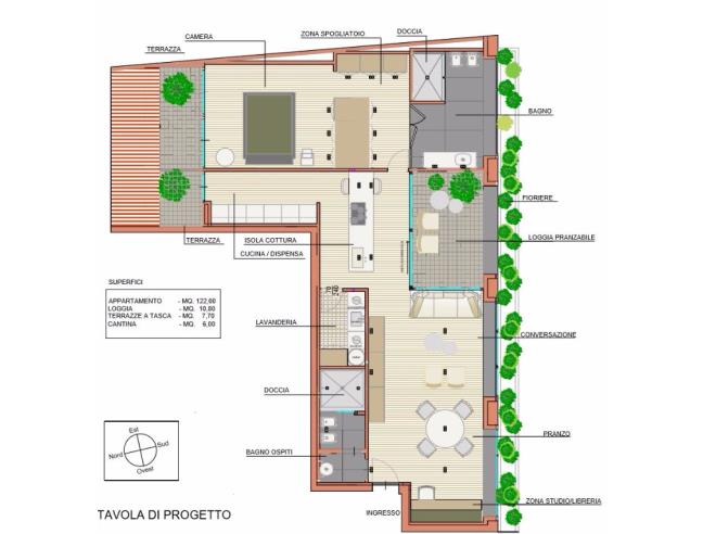 Anteprima foto 7 - Attico in Vendita a Brescia - Centro Storico