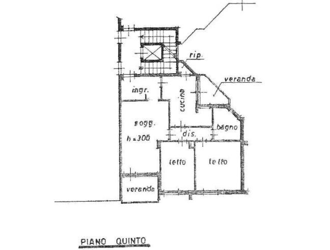 Anteprima foto 2 - Attico in Vendita a Ferrara - Via Bologna