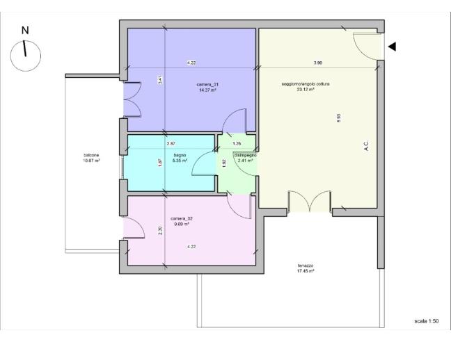 Anteprima foto 7 - Attico in Vendita a Roma - Ponte Di Nona