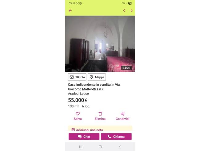 Anteprima foto 6 - Casa indipendente in Vendita a Aradeo (Lecce)