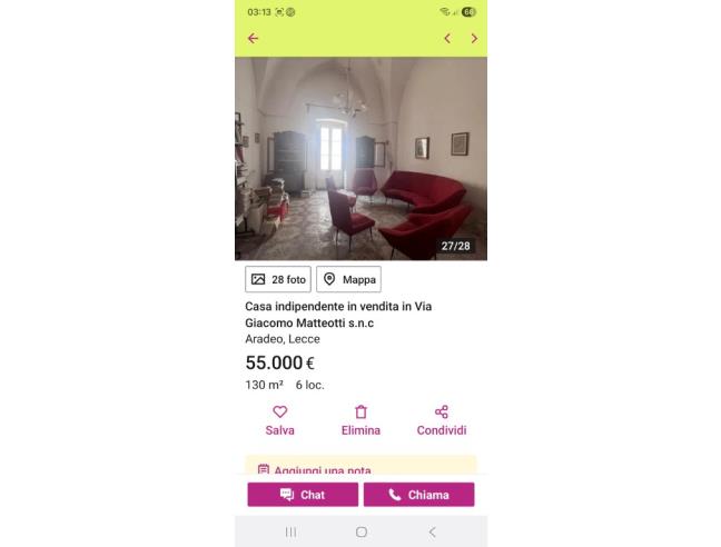 Anteprima foto 7 - Casa indipendente in Vendita a Aradeo (Lecce)