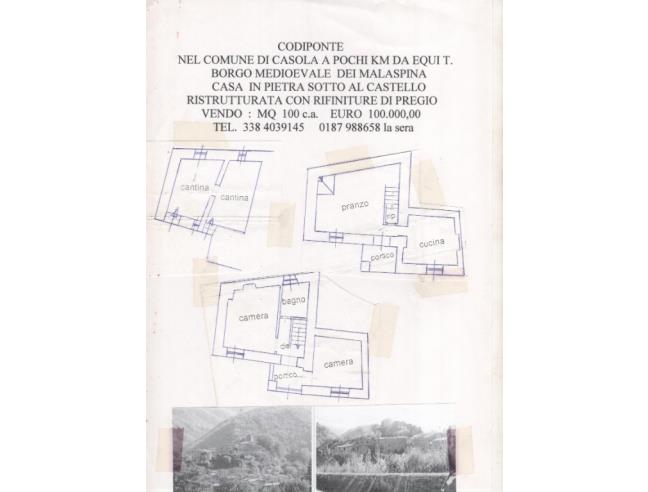 Anteprima foto 2 - Casa indipendente in Vendita a Casola in Lunigiana - Codiponte