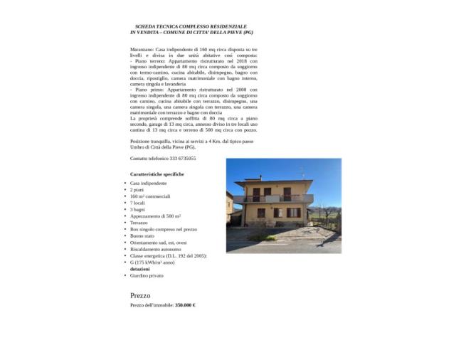 Anteprima foto 6 - Casa indipendente in Vendita a Città della Pieve - Maranzano