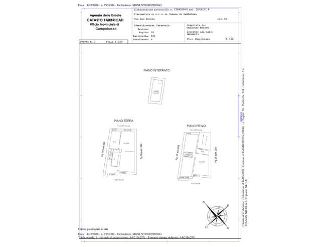 Anteprima foto 1 - Casa indipendente in Vendita a Gambatesa (Campobasso)