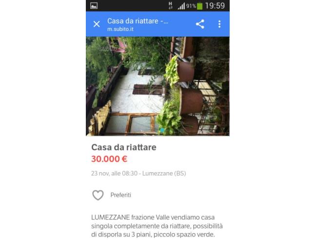 Anteprima foto 2 - Casa indipendente in Vendita a Lumezzane - Sant'apollonio