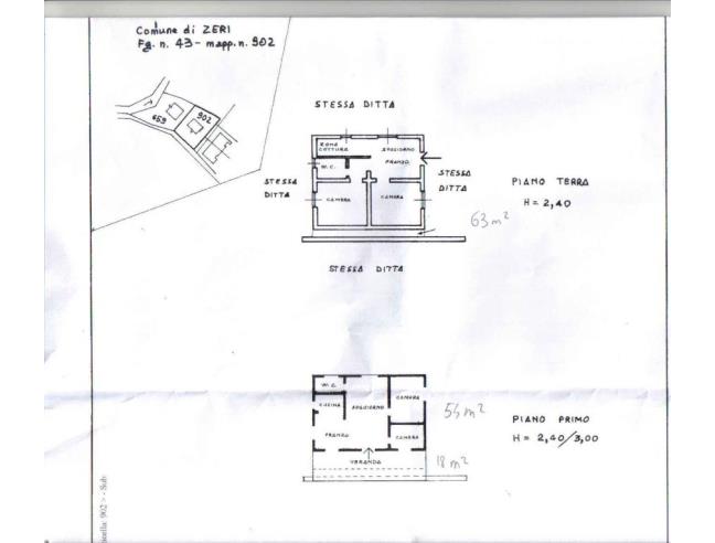 Anteprima foto 5 - Casa indipendente in Vendita a Zeri - Coloretta