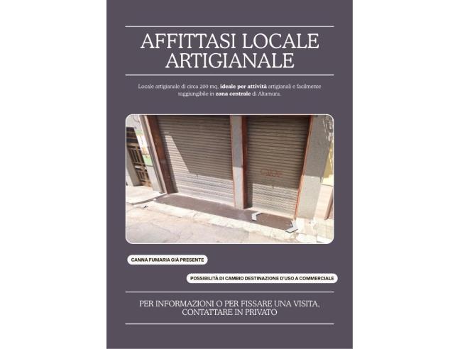 Anteprima foto 1 - Laboratorio in Affitto a Altamura (Bari)