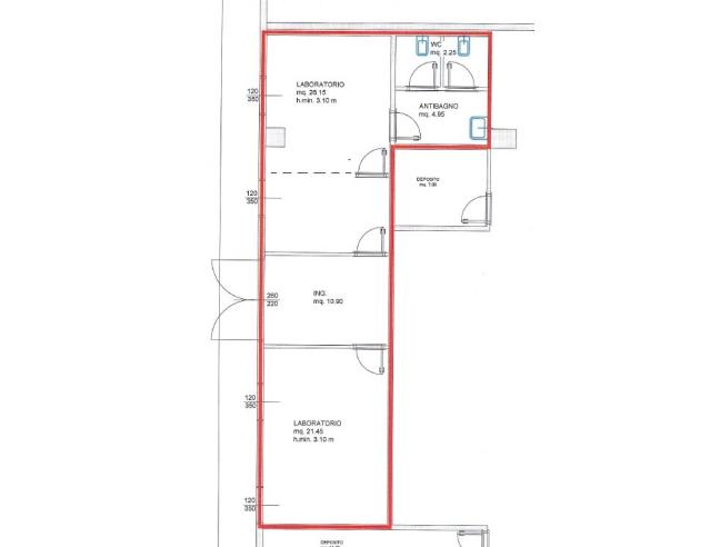 Anteprima foto 7 - Laboratorio in Affitto a Trento - Ravina