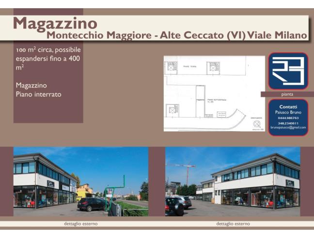 Anteprima foto 1 - Magazzino in Vendita a Montecchio Maggiore (Vicenza)