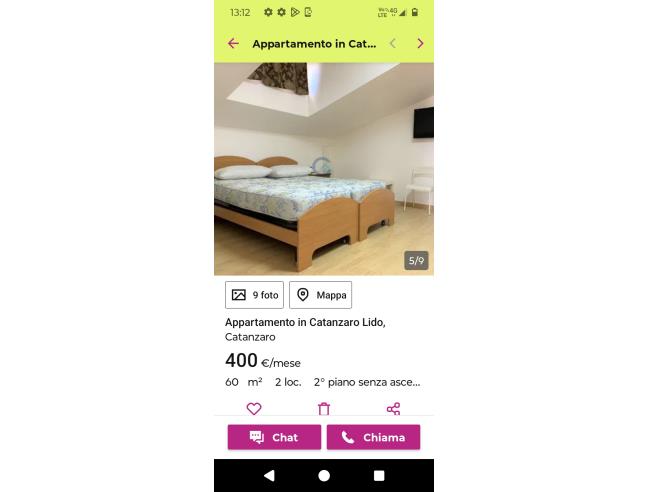 Anteprima foto 4 - Mansarda in Affitto a Catanzaro - Catanzaro Marina