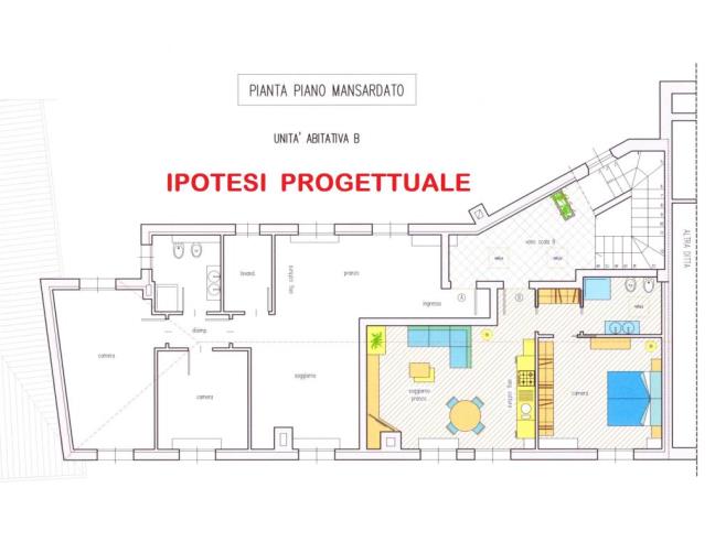 Anteprima foto 4 - Mansarda in Vendita a Agordo (Belluno)