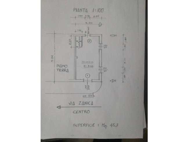 Anteprima foto 1 - Negozio in Vendita a Bergamo - Malpensata