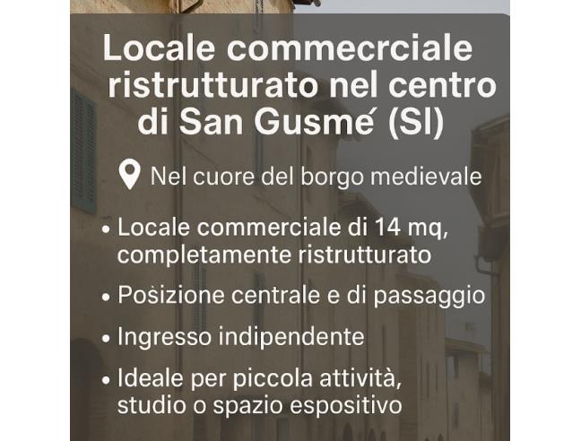 Anteprima foto 1 - Negozio in Vendita a Castelnuovo Berardenga - San Gusme