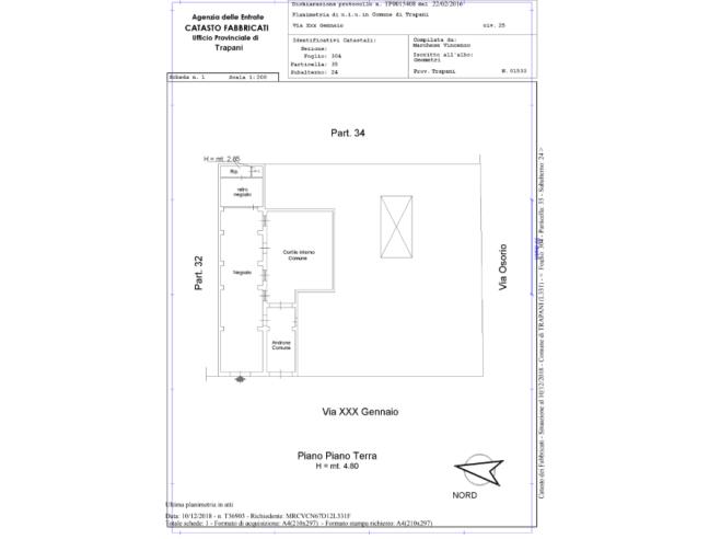 Anteprima foto 5 - Negozio in Vendita a Trapani (Trapani)