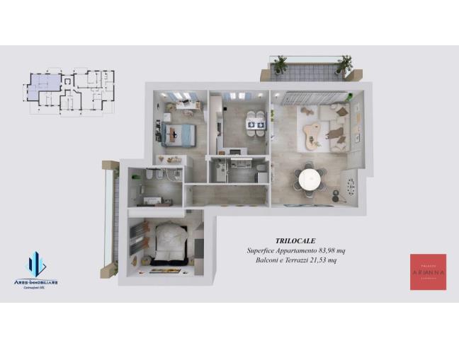Anteprima foto 4 - Nuove Costruzioni Vendita diretta . No Agenzia a Canegrate (Milano)
