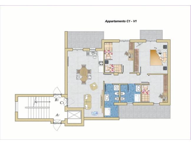 Anteprima foto 4 - Nuove Costruzioni Vendita diretta . No Agenzia a Vairano Patenora - Vairano Scalo