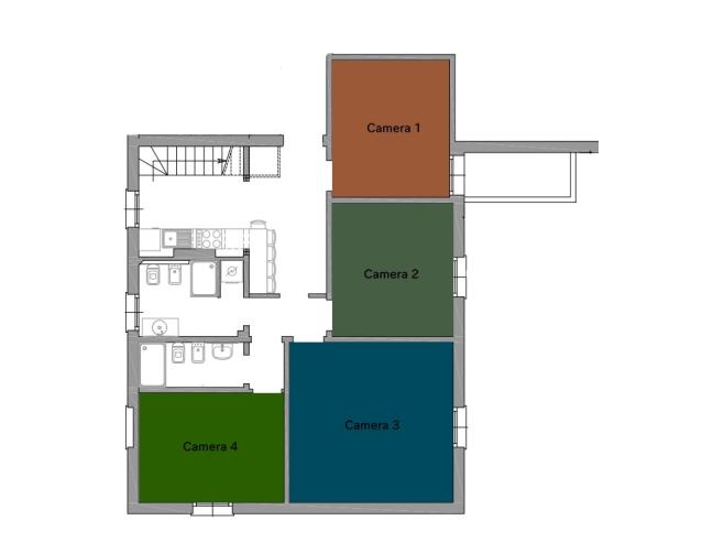 Anteprima foto 4 - Porzione di casa in Affitto a Bologna - Murri