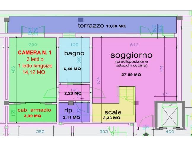 Anteprima foto 7 - Porzione di casa in Affitto a Vigodarzere (Padova)