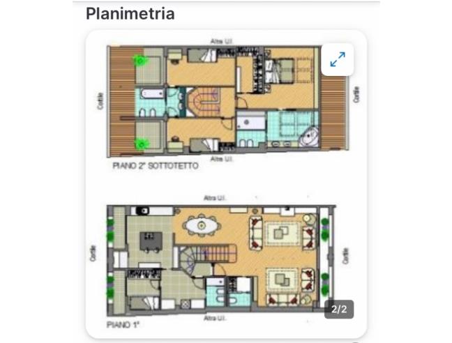Anteprima foto 1 - Porzione di casa in Vendita a Milano - Porta Romana