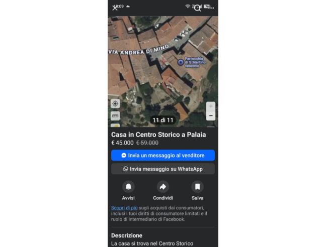 Anteprima foto 1 - Porzione di casa in Vendita a Palaia (Pisa)