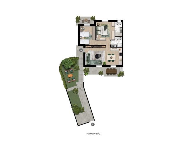 Anteprima foto 4 - Porzione di casa in Vendita a Scarperia e San Piero (Firenze)