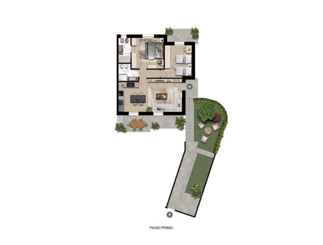 Anteprima foto 6 - Porzione di casa in Vendita a Scarperia e San Piero (Firenze)