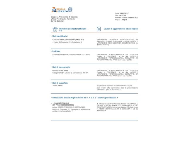 Anteprima foto 8 - Rustico/Casale in Vendita a Bocchigliero (Cosenza)