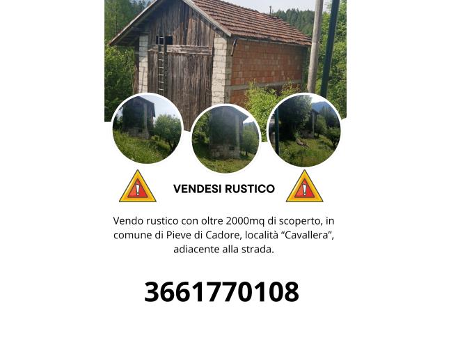 Anteprima foto 1 - Rustico/Casale in Vendita a Pieve di Cadore (Belluno)