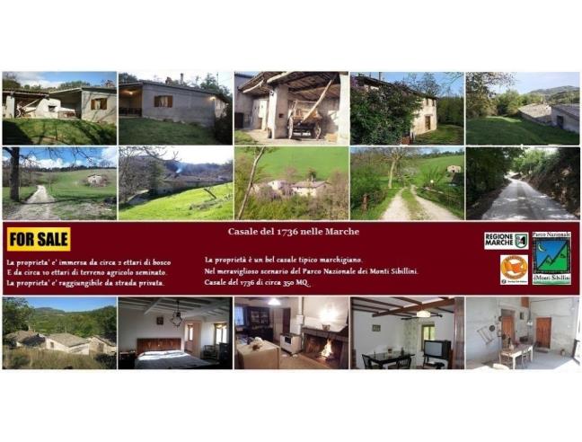 Anteprima foto 5 - Rustico/Casale in Vendita a Valfornace (Macerata)