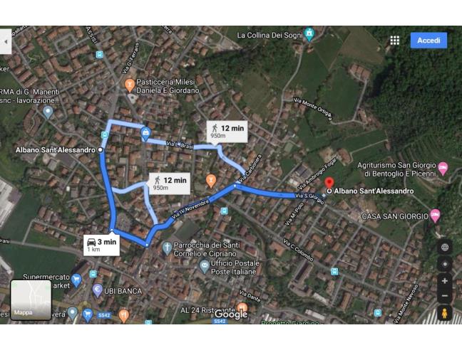 Anteprima foto 7 - Terreno Agricolo/Coltura in Vendita a Albano Sant'Alessandro (Bergamo)