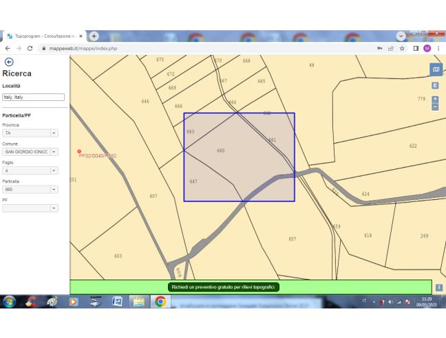 Anteprima foto 2 - Terreno Agricolo/Coltura in Vendita a San Giorgio Ionico (Taranto)