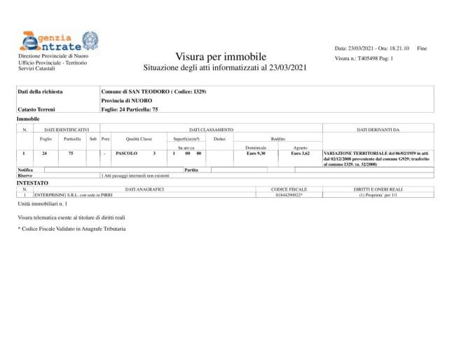 Anteprima foto 6 - Terreno Agricolo/Coltura in Vendita a San Teodoro - Caddu