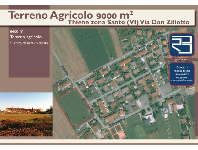 Anteprima foto 1 - Terreno Agricolo/Coltura in Vendita a Thiene (Vicenza)