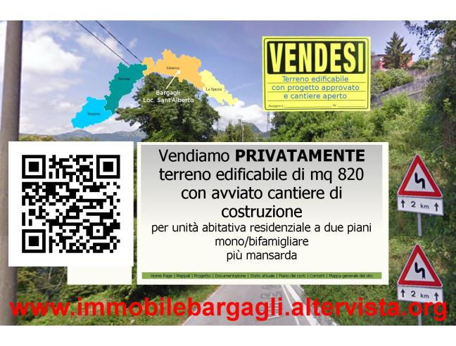 Anteprima foto 1 - Terreno Edificabile Residenziale in Vendita a Bargagli - San Alberto