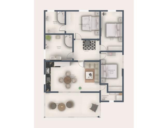 Anteprima foto 3 - Villa in Vendita a Giba (Sud Sardegna)