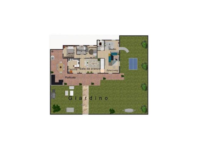 Anteprima foto 2 - Villa in Vendita a Vaprio d'Adda (Milano)