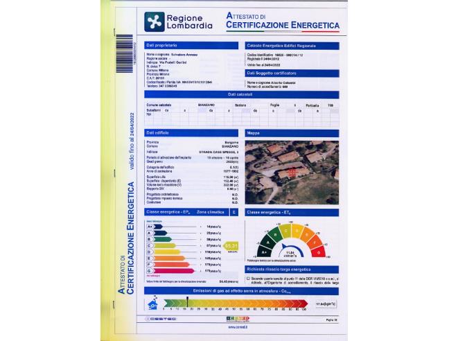 Anteprima foto 4 - Villetta a schiera in Vendita a Bianzano (Bergamo)