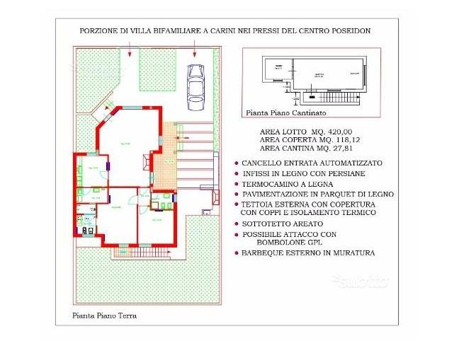 Anteprima foto 6 - Villetta a schiera in Vendita a Carini - Giummari