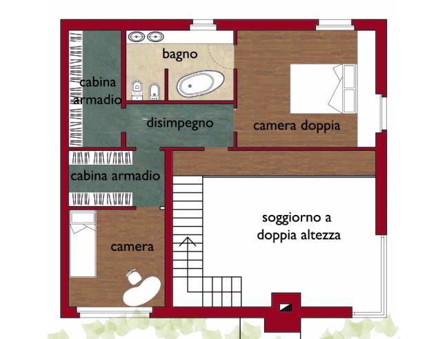 Anteprima foto 2 - Villetta a schiera in Vendita a Carpeneto - Villa