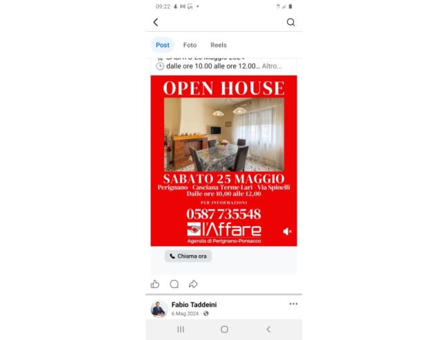 Anteprima foto 3 - Villetta a schiera in Vendita a Casciana Terme Lari - Perignano