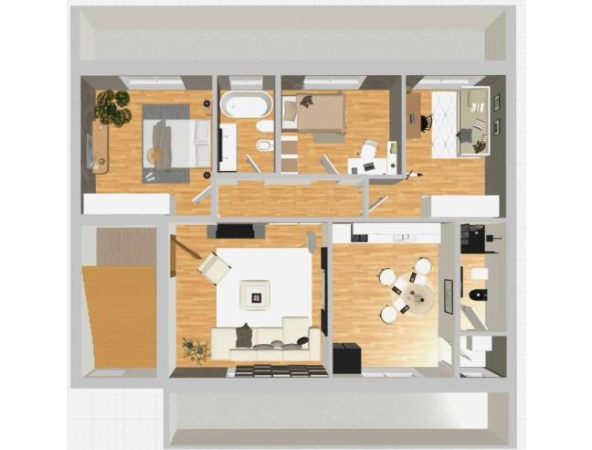 Anteprima foto 5 - Villetta a schiera in Vendita a Cellamare (Bari)