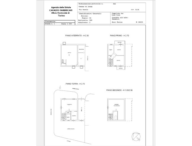 Anteprima foto 5 - Villetta a schiera in Vendita a Ivrea (Torino)